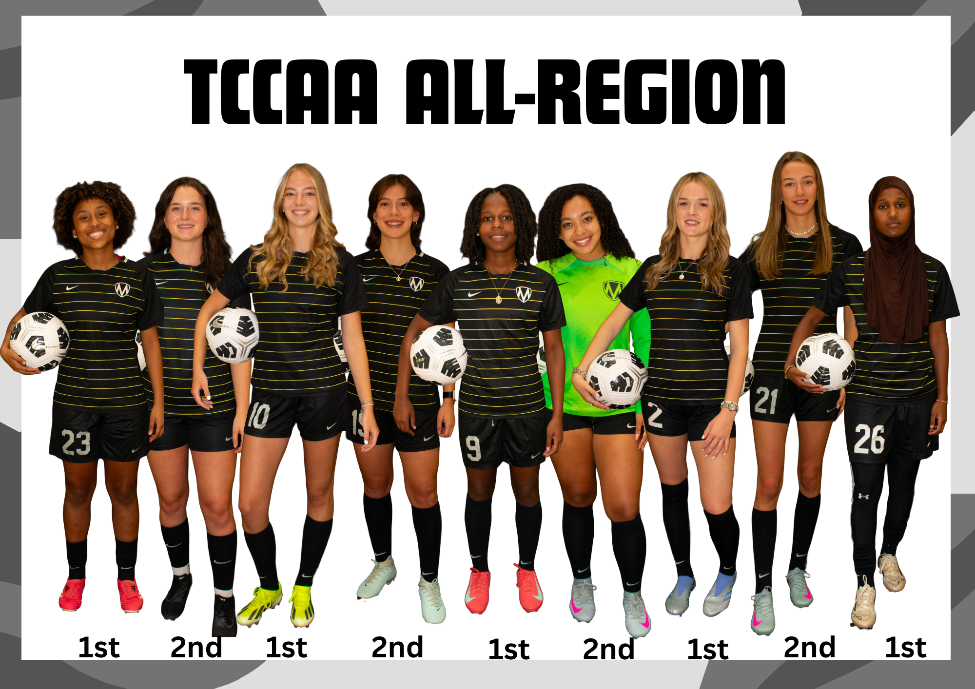 TCCAA Motlow State Women's Soccer All-Region